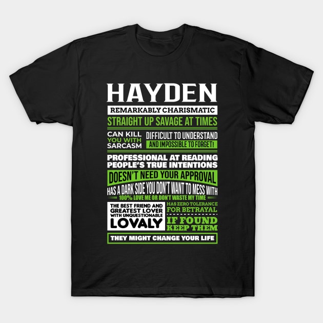 Hayden T-Shirt by Talking Keys